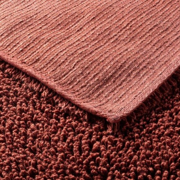 Casaluna -  Cotton Tufted 40x24" Rectangle Bath Rug L Clay - Picture 3 of 4